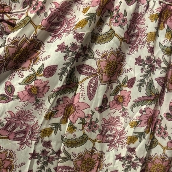 NWOT-Floral Pink and White Dress - Picture 9 of 10